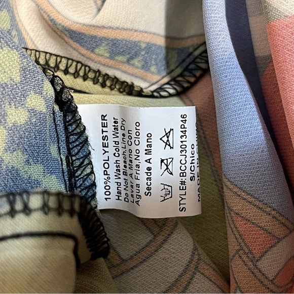 Akira  long pattern boho kimono size small - Picture 8 of 8